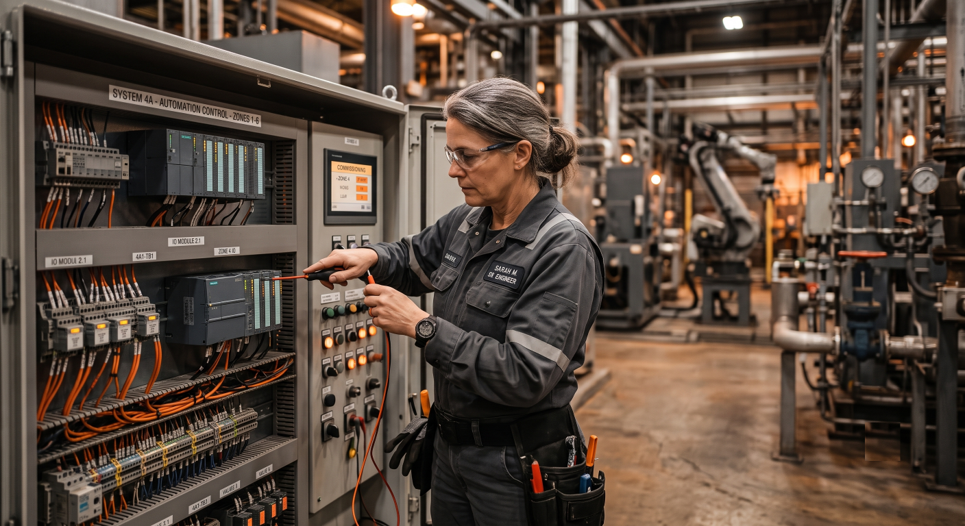 An engineer in an industrial plant — SynapseAI